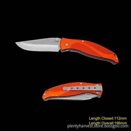 Folding Knife with Anodized Aluminum Handle (#3701)
